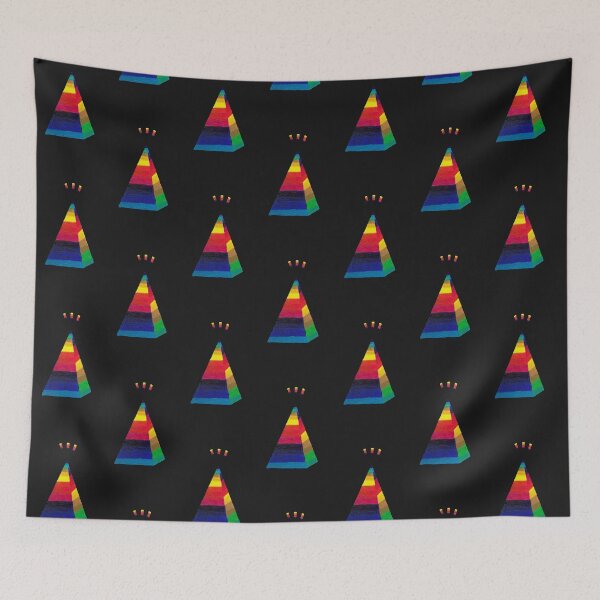 Item preview, illuminating rainbow pyramid designed and sold by EbonyBuds.