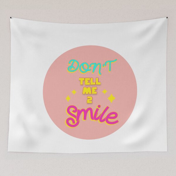 Item preview, DON'T TELL ME 2 SMILE  designed and sold by RetroPlaceee.
