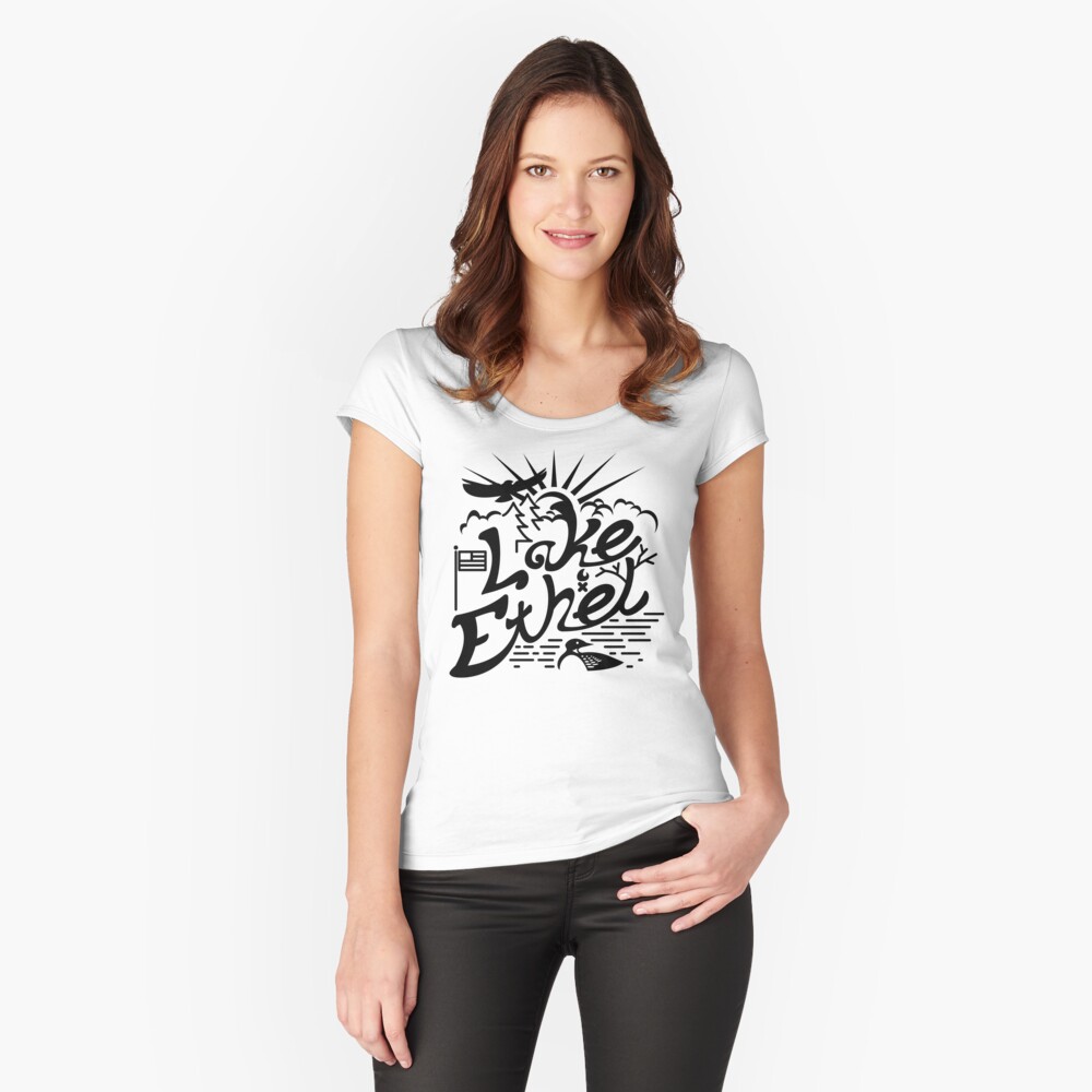 Item preview, Fitted Scoop T-Shirt designed and sold by KWind.