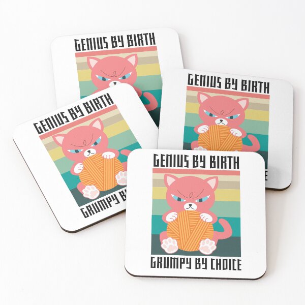 Item preview, Genius By Birth Grumpy By Choice Light Edition designed and sold by IslandDrip.