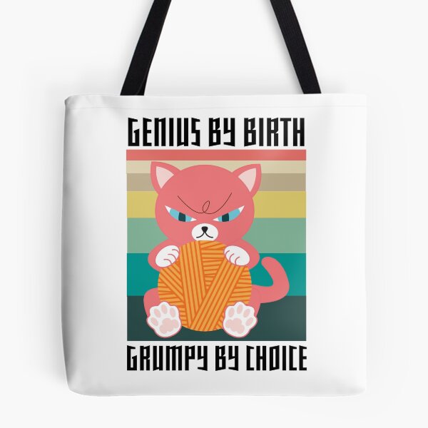 Item preview, Genius By Birth Grumpy By Choice Light Edition designed and sold by IslandDrip.