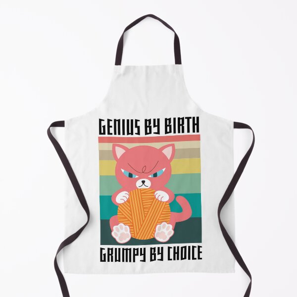 Item preview, Genius By Birth Grumpy By Choice Light Edition designed and sold by IslandDrip.