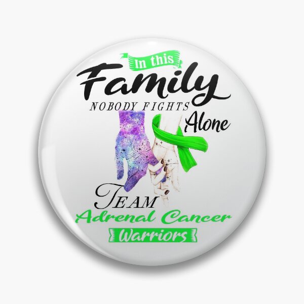 Item preview, In This Family No One Fights Alone Team Adrenal Cancer Warrior designed and sold by deputylove.