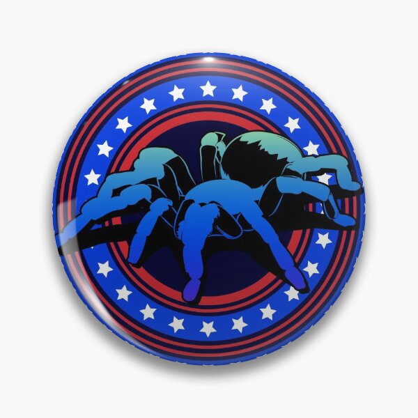Item preview, Tarantula Spider - Blue and Red Stars designed and sold by cannevas.