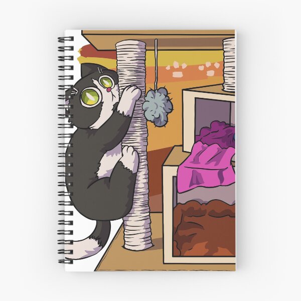 Item preview, Climbing the cat tree designed and sold by KitteeApparel.