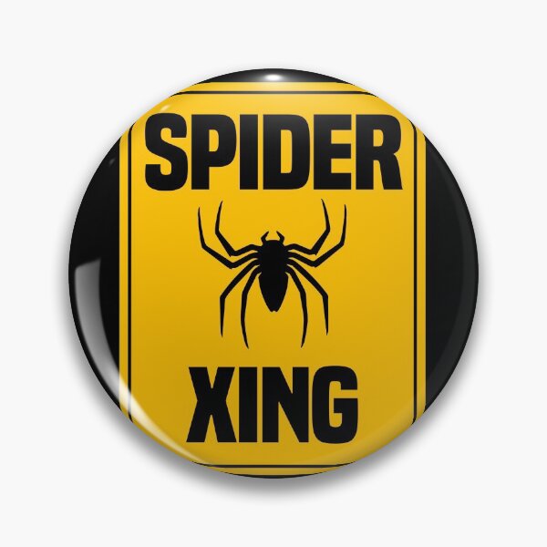 Item preview, Spider Warning Sign designed and sold by cannevas.