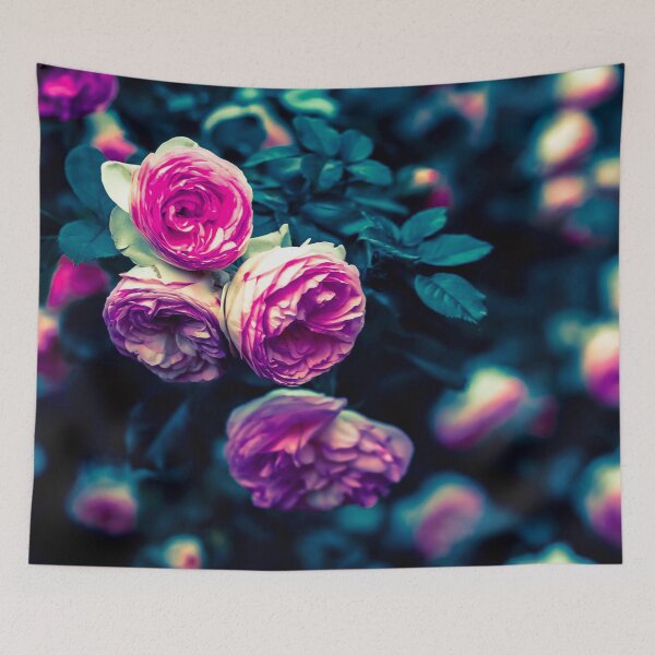 Item preview, Colourful carnation bloom poster  designed and sold by JD369.