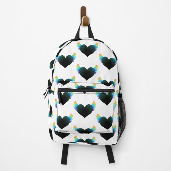 Item preview, Rainbow-Winged Black Heart designed and sold by RawSunArt.