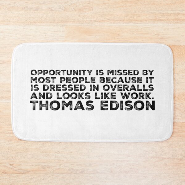 Item preview, Opportunity is missed by most people- Thomas Edison designed and sold by homesteadswag.
