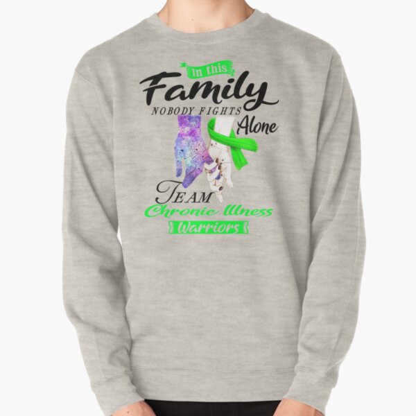 Item preview, In This Family No One Fights Alone Team Chronic Illness Warrior designed and sold by deputylove.