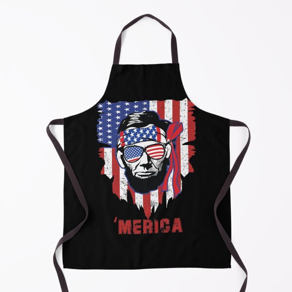 Item preview, 4th of July independence day  Abraham Lincoln, Merica sunglasses, Fourth of July, USA American Flag,  Funny July 4th Vintage US Flag designed and sold by LEGACY10.
