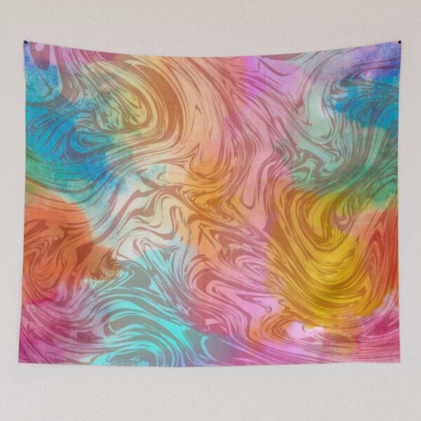 Item preview, Marbled Rainbow Watercolor  designed and sold by Designs By YL.