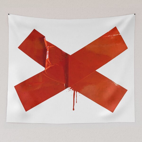 Item preview, Red Tape - Redshirt - Red Gradient - White designed and sold by crazycollective.