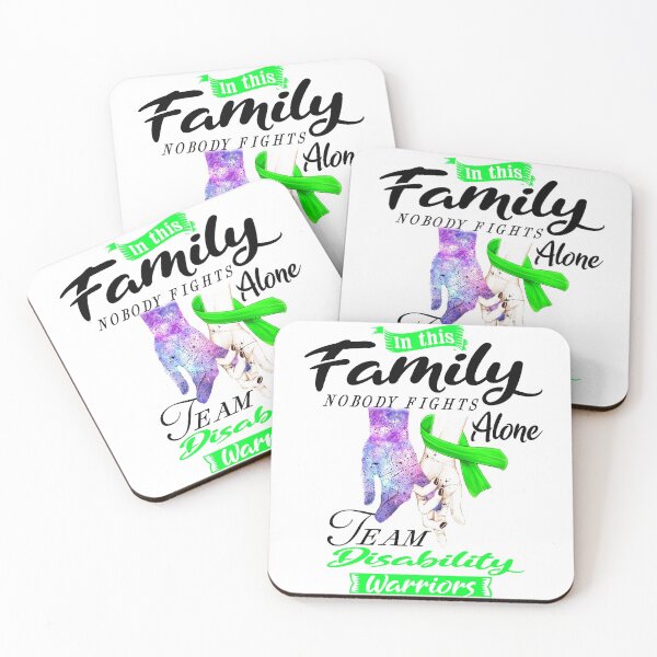 Item preview, In This Family No One Fights Alone Team Disability Warrior designed and sold by deputylove.