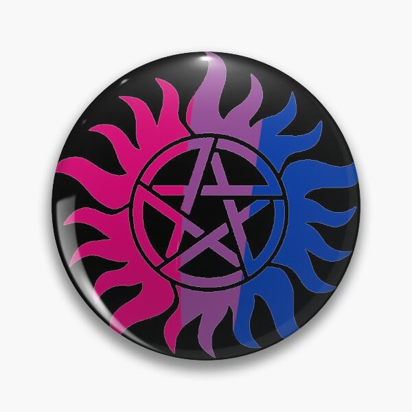 Item preview, Supernatural Anti-possession symbol bisexual pride designed and sold by That1Thing.
