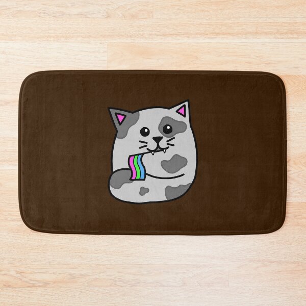 Item preview, polysexual pride flag cat designed and sold by alisadesigns.