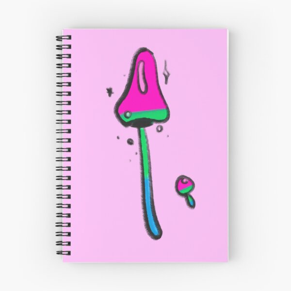 Item preview, Poly pride mushroom designed and sold by AwkwardCrow.