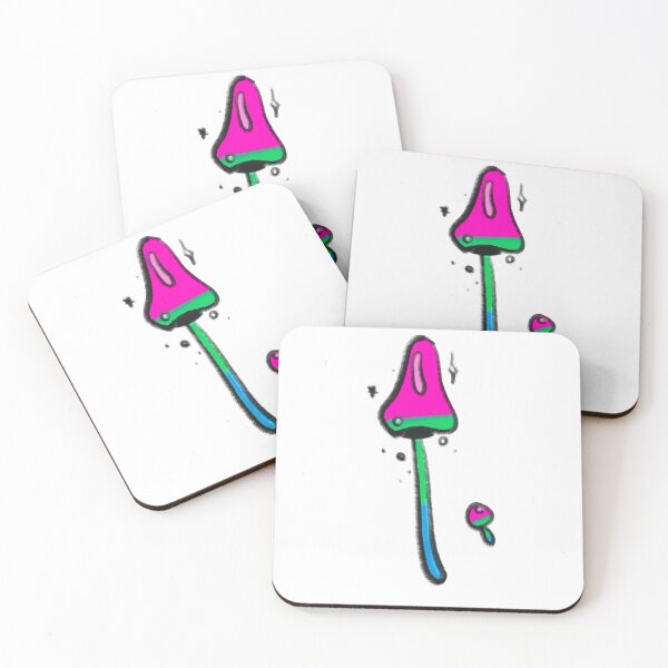 Item preview, Poly pride mushroom designed and sold by AwkwardCrow.