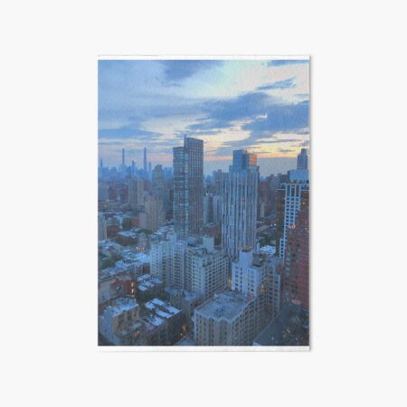 Artikel-Vorschau von New York City in der Abenddämmerung Foto, designt und verkauft von mburgos23.