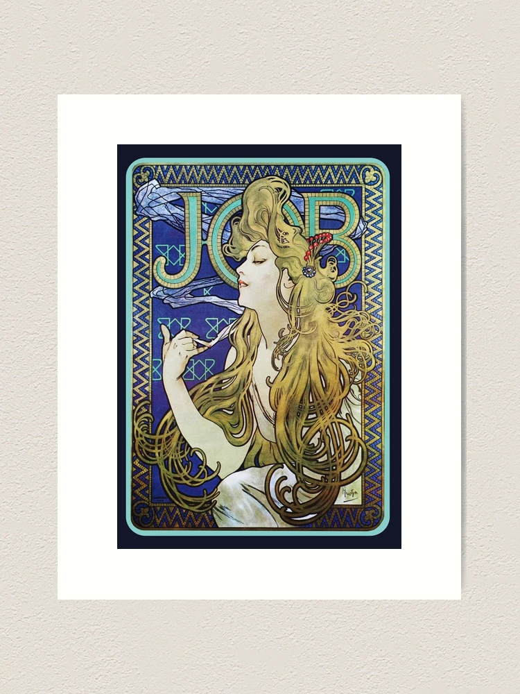 Alphonse Mucha JOB シルクスクリーン版画 Alphonse Mucha JOB シルクスクリーン版画 Alphonse Mucha JOB Fine