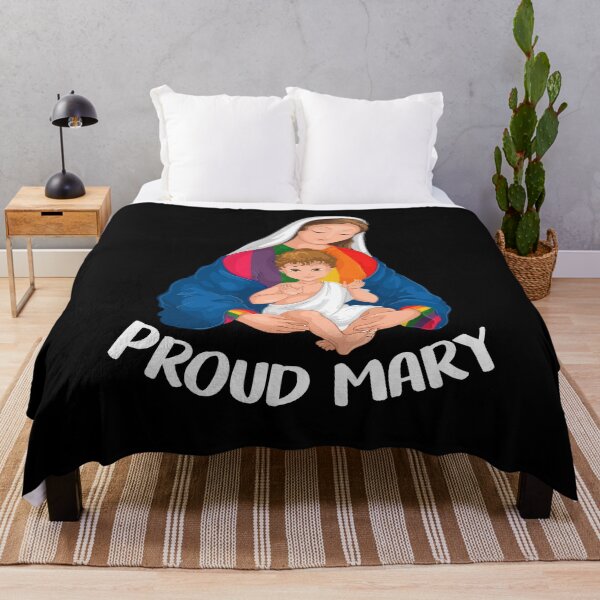 Item preview, Proud LGBT Mary Rainbow Flag Gay Pride Support LGBTQ designed and sold by Dressed For Duty.