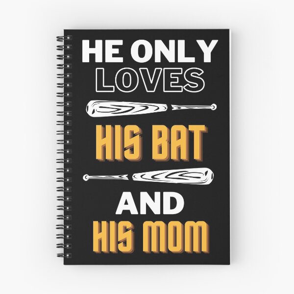 Item preview, He Only Loves His Bat And His Mom designed and sold by 24FAHSION.