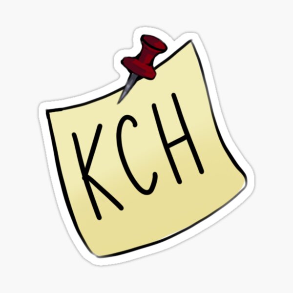 KCH "Pin in It" emblem  Sticker