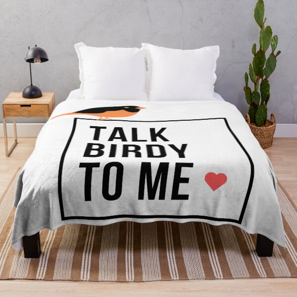 Item preview, Talk birdy to me oriole version designed and sold by TheWaterBirds.