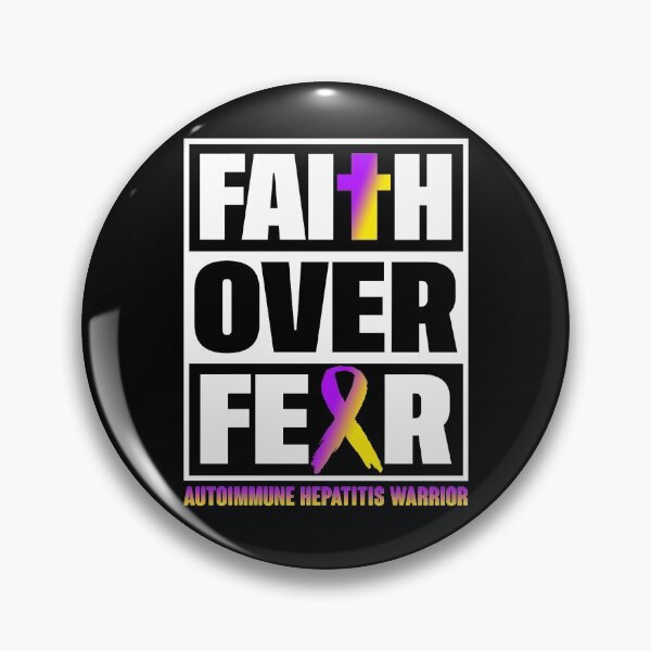 Item preview, Faith Over Fear Autoimmune Hepatitis Awareness designed and sold by Gillosina.