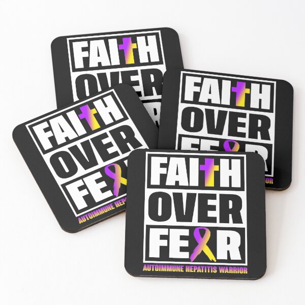 Item preview, Faith Over Fear Autoimmune Hepatitis Awareness designed and sold by Gillosina.
