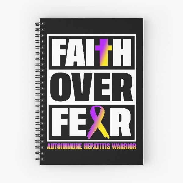 Item preview, Faith Over Fear Autoimmune Hepatitis Awareness designed and sold by Gillosina.