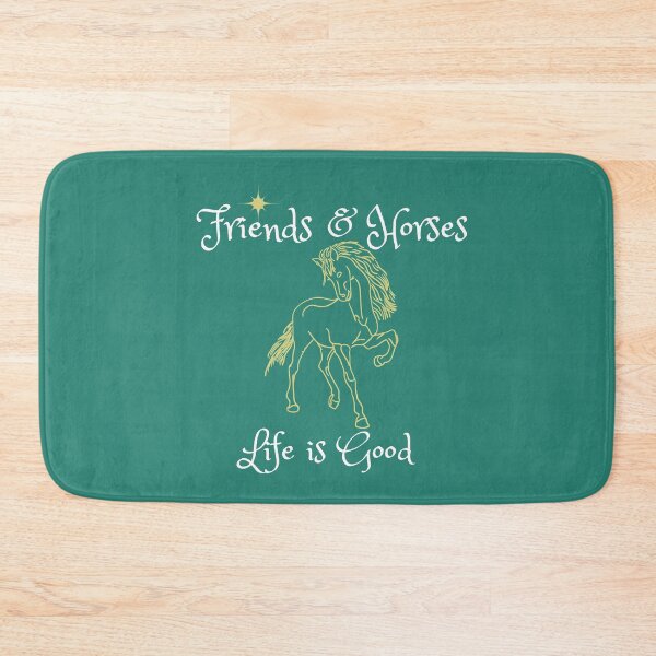 Item preview, FRIENDS & HORSES LIFE IS GOOD designed and sold by ChunkyMonty.