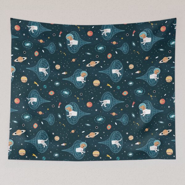 Item preview, Dachshunds Space Travellers designed and sold by nadyanadya.