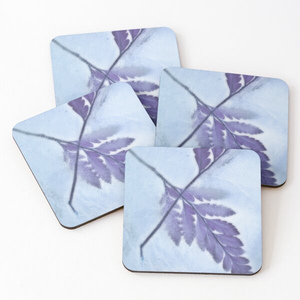 Item preview, Frozen Purple Ferns designed and sold by TheSplitWindow.