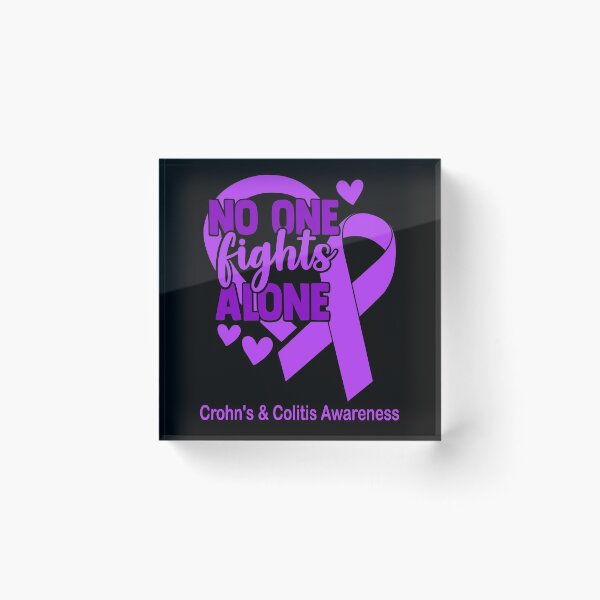 Item preview, No One Fight Alone Crohn's & Colitis Awareness designed and sold by Sabfit.