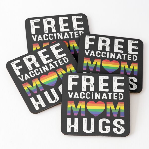 Item preview, Gay Pride Free Vaccinated Mom Hugs LGBT 2021 designed and sold by anthonybarr1205.