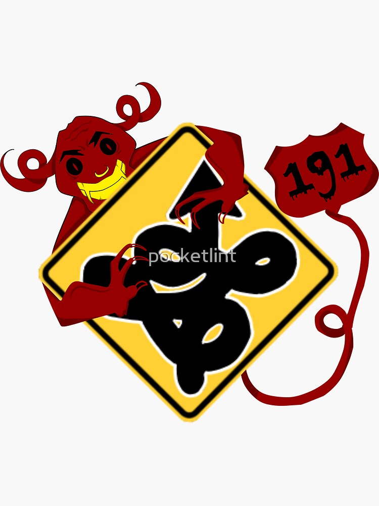 SCP 191 the cyborg child playing video games Sticker for Sale by