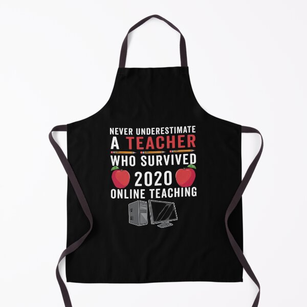 Item preview, Never Underestimate A Teacher Who Survived 2020 Online Teaching back to Scholl 2021 designed and sold by yellowpinko.