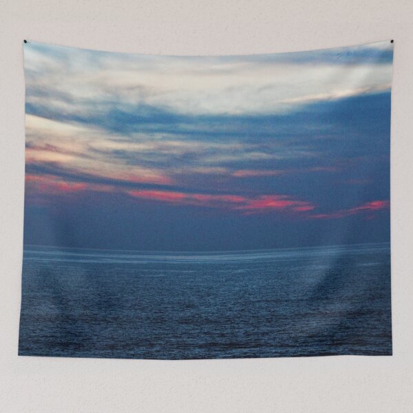 Item preview, Sunset at Sea Seascape Colorful Clouds Sky designed and sold by Anna Lemos.