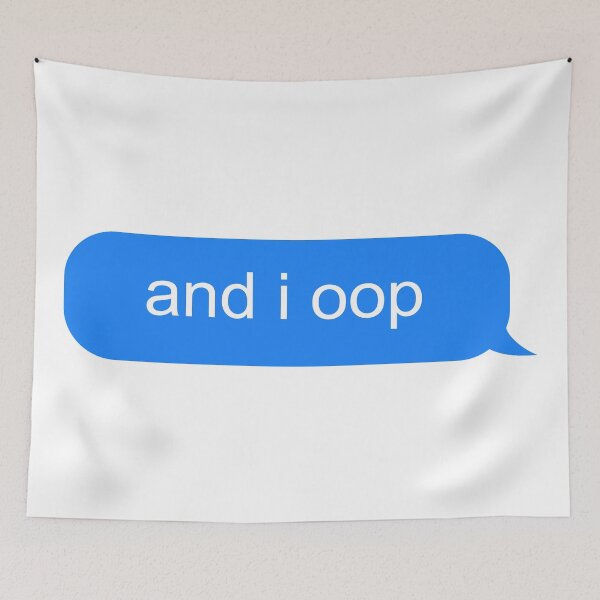Item preview, And i oop text message designed and sold by ind3finite.
