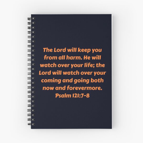 Artikelvorschau, Bibelvers Psalm 121:7-8 entworfen und verkauft von Prayingwarrior.