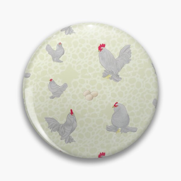 Item preview, Lavender Belgian D'Uccle Pattern Cream designed and sold by Ashley Gagnon.