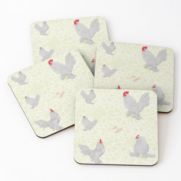 Item preview, Lavender Belgian D'Uccle Pattern Cream designed and sold by Ashley Gagnon.
