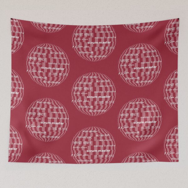 Item preview, Agile Scrum Master International designed and sold by PrairieGrouse.