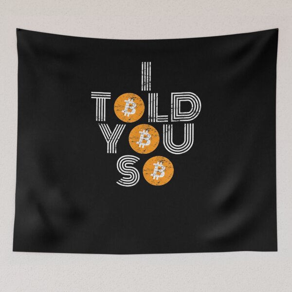 Item preview, I Told You So Bitcoin Trader Gift Retro Vintage Distressed  designed and sold by avareid3.