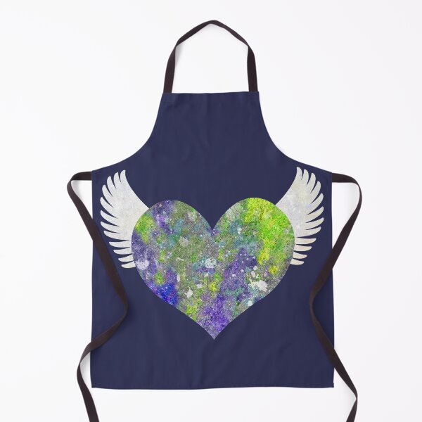 Item preview, Colorful Stone Heart - Indigo & Green designed and sold by RawSunArt.