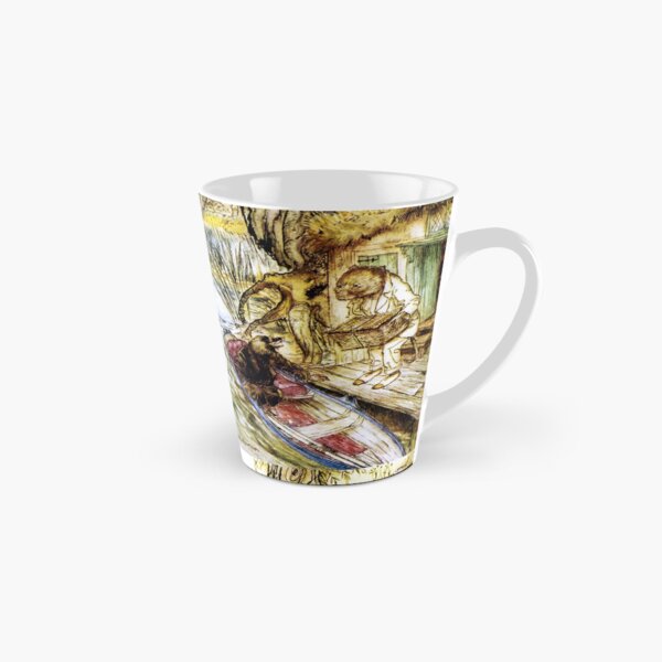Ratty and Mole on the Riverbank - Wind in the Willows, Arthur Rackham Tall Mug