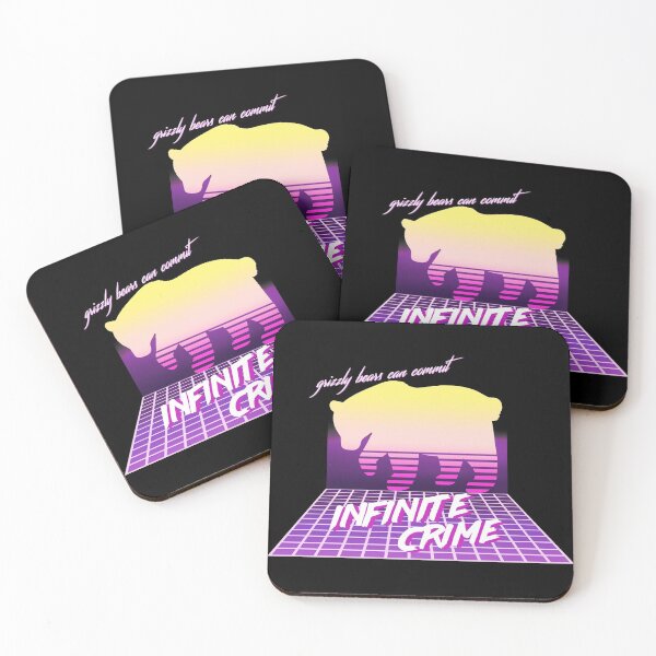 Item preview, Grizzly Bears Can Commit Infinite Crime designed and sold by darkvioletcloud.