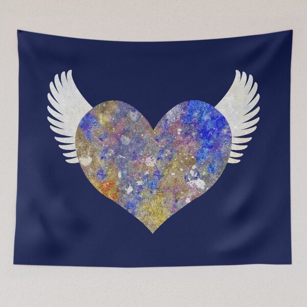 Item preview, Colorful Stone Heart - Multicolored designed and sold by RawSunArt.
