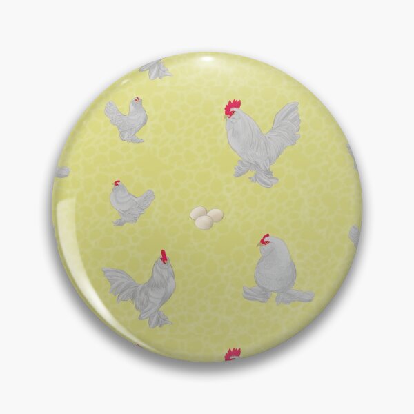 Item preview, Lavender Belgian D'Uccle Pattern Yellow designed and sold by Ashley Gagnon.